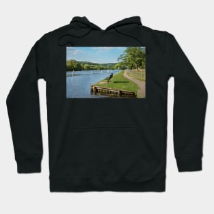 The Thames At Remenham Impressionist Style Hoodie